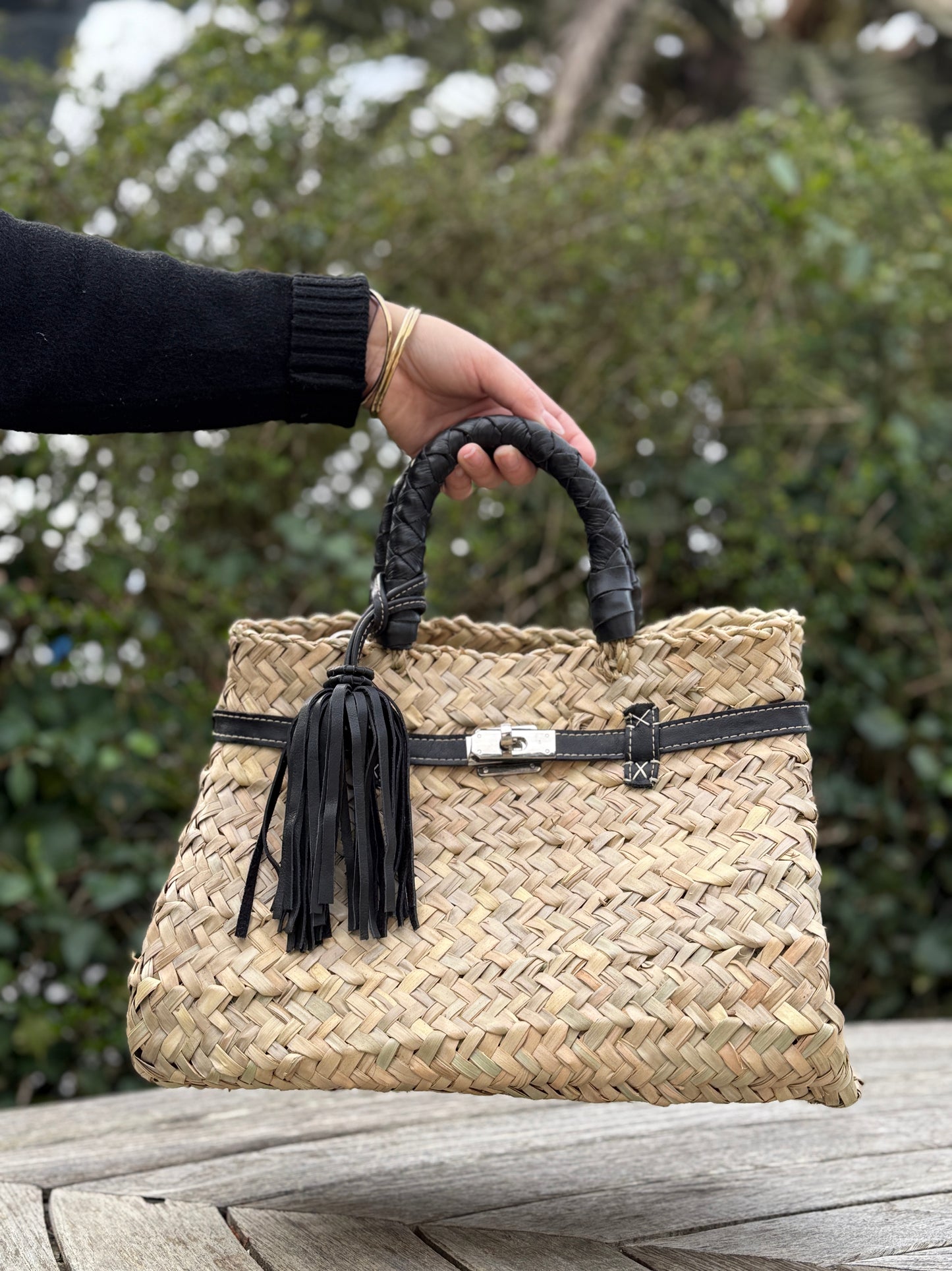 Sac à main H noir